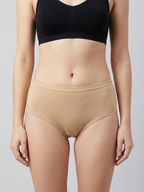 High Rise Full Coverage Cotton Elastane Hipster With Soft Waistband Sunayna - Assorted (Pack of 3)